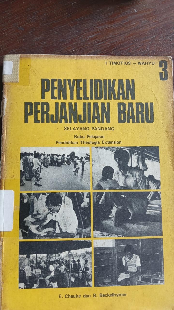 Cover buku Penyelidikan Perjanjian Baru