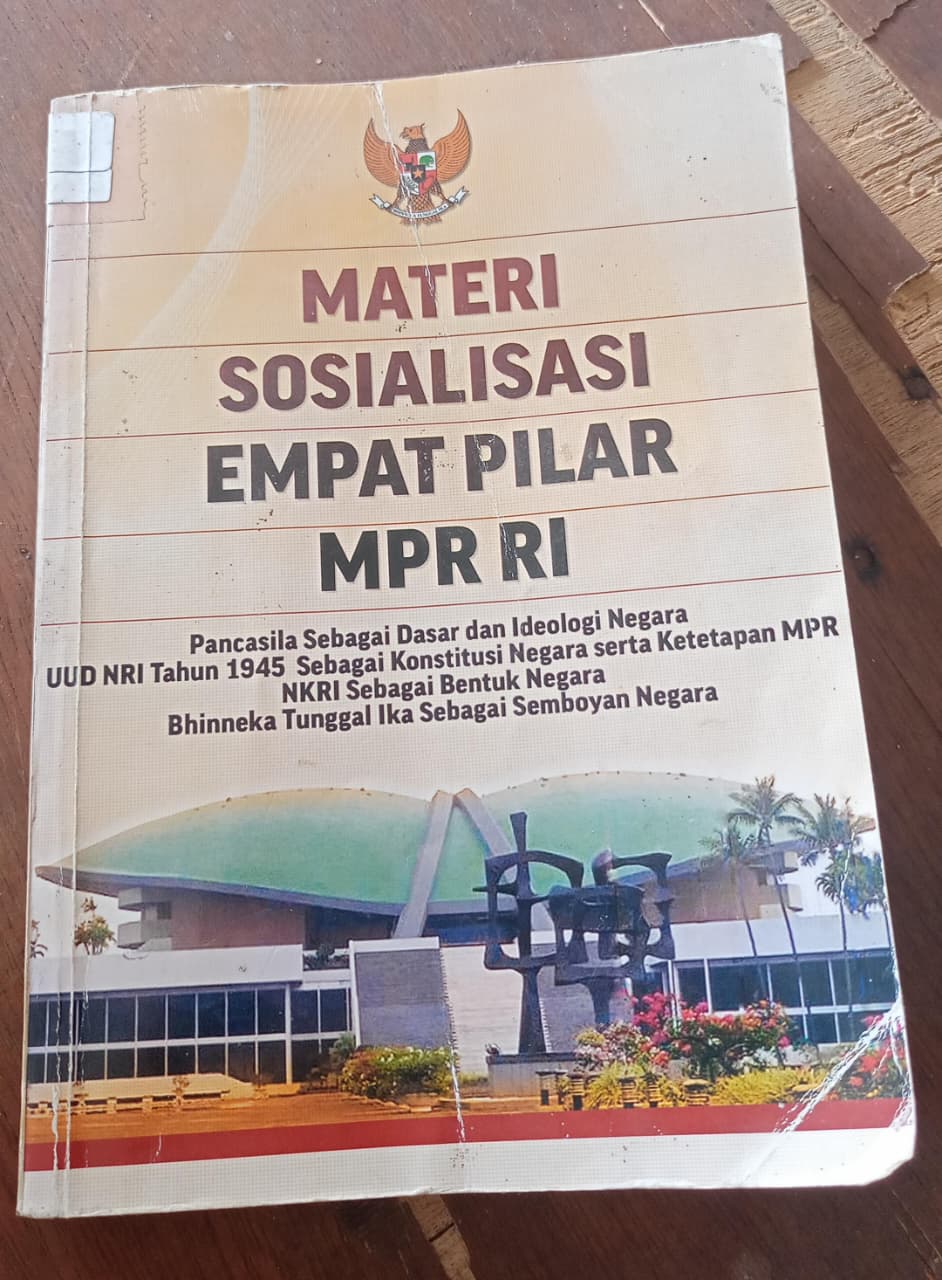Cover buku MATERI SOSIALISASI EMPAT PILAR MPR RI