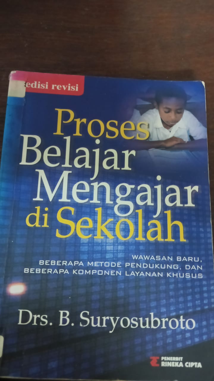 Cover buku Proses belajar mengajar di sekolah