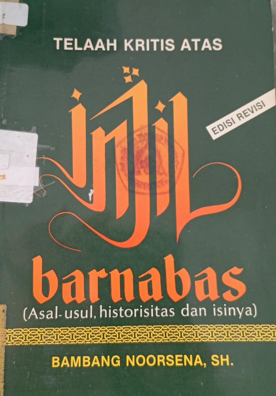 Cover buku Telaah kritis atas injil barnabas