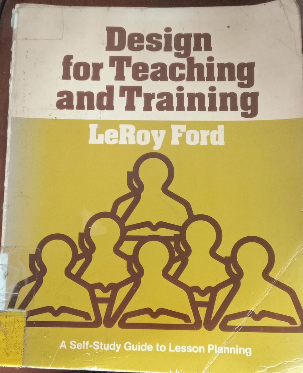 Cover buku Design For Teaching And Training