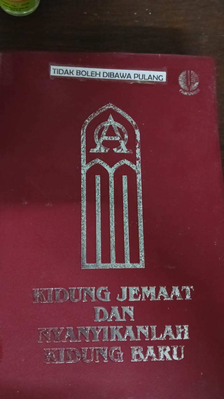Cover buku Kidung jemaat dan nyanyikanlah kidung baru