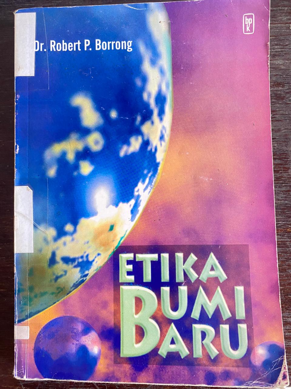 Cover buku Etika Bumi Baru