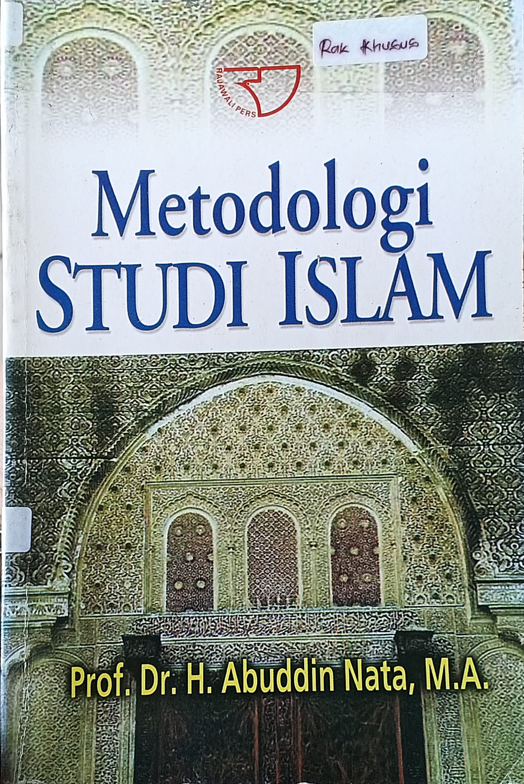 Cover buku Metodologi STUDI ISLAM