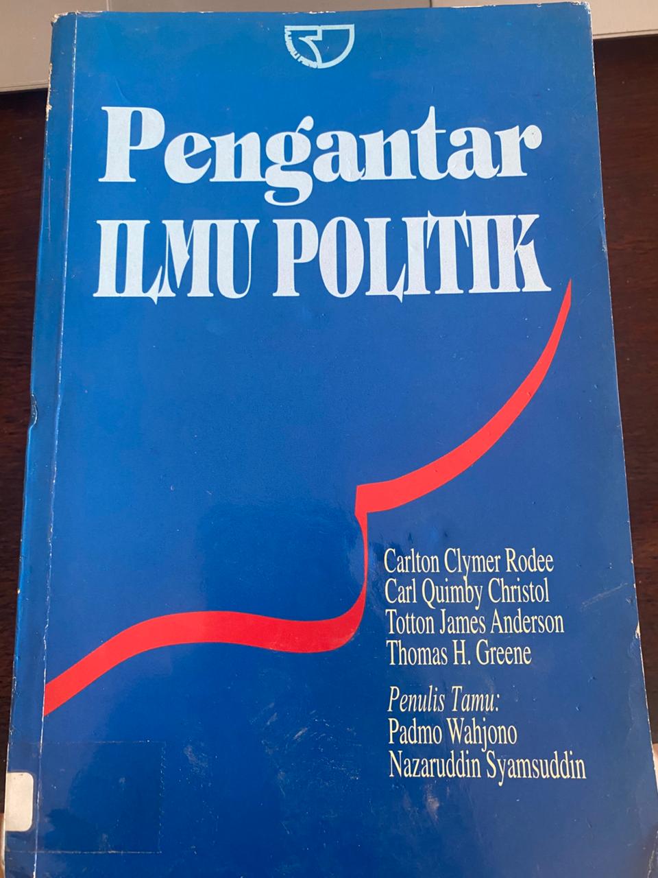 Cover buku Pengantar Ilmu Politik