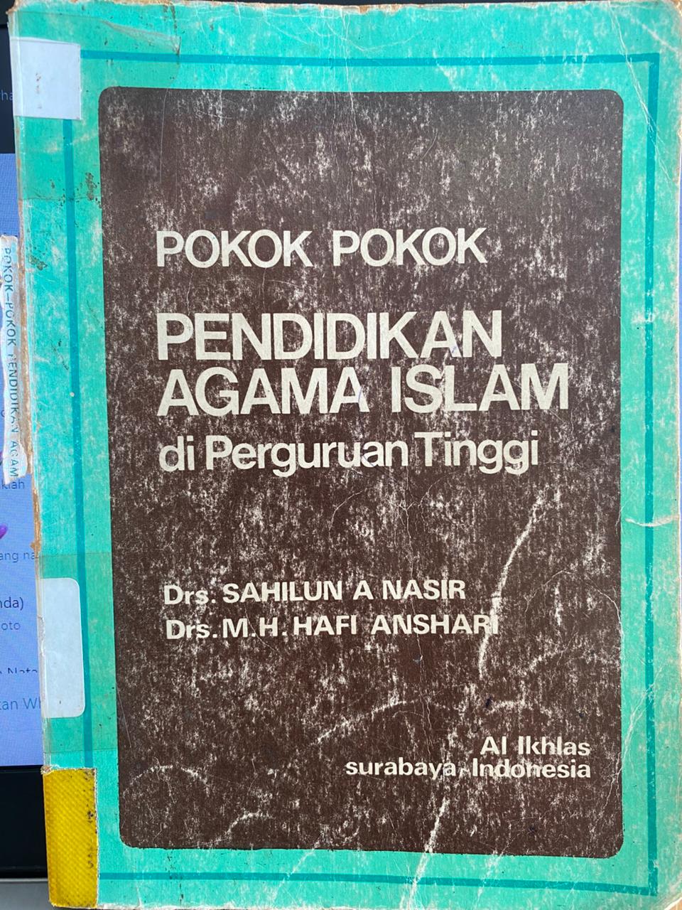 Cover buku Pokok-Pokok Pendidikan Agama Islam Di perguruan Tinggi