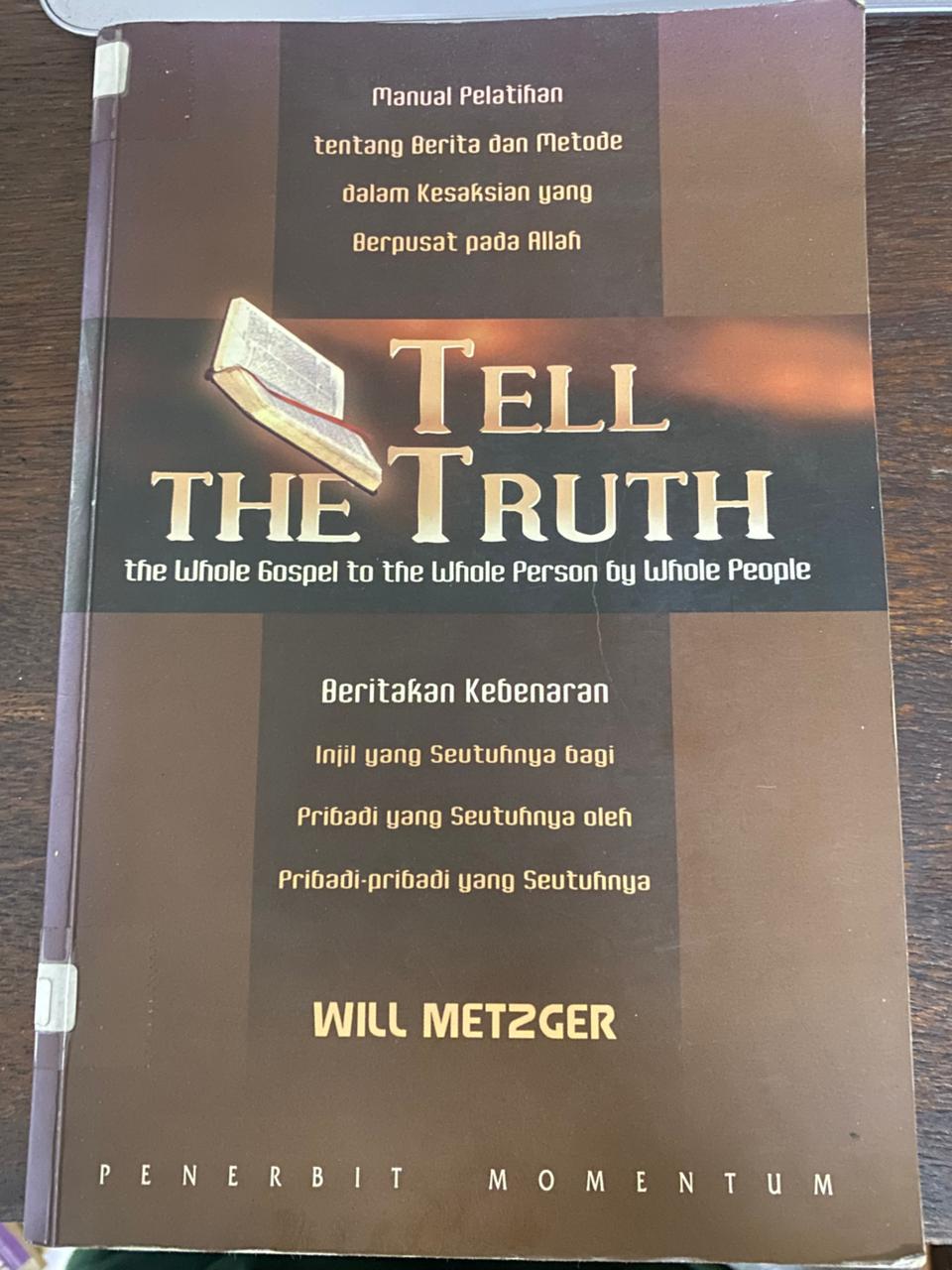 Cover buku Tell The Truth
