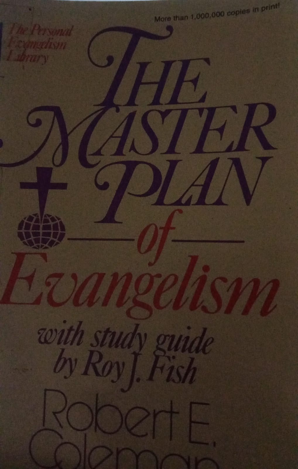 Cover buku The Master Plan of Evangelism with guide