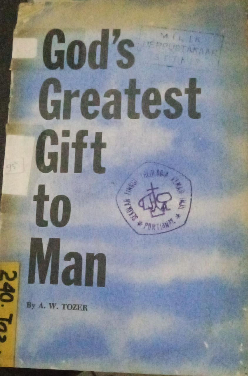 Cover buku God's Greatest Gift to Man