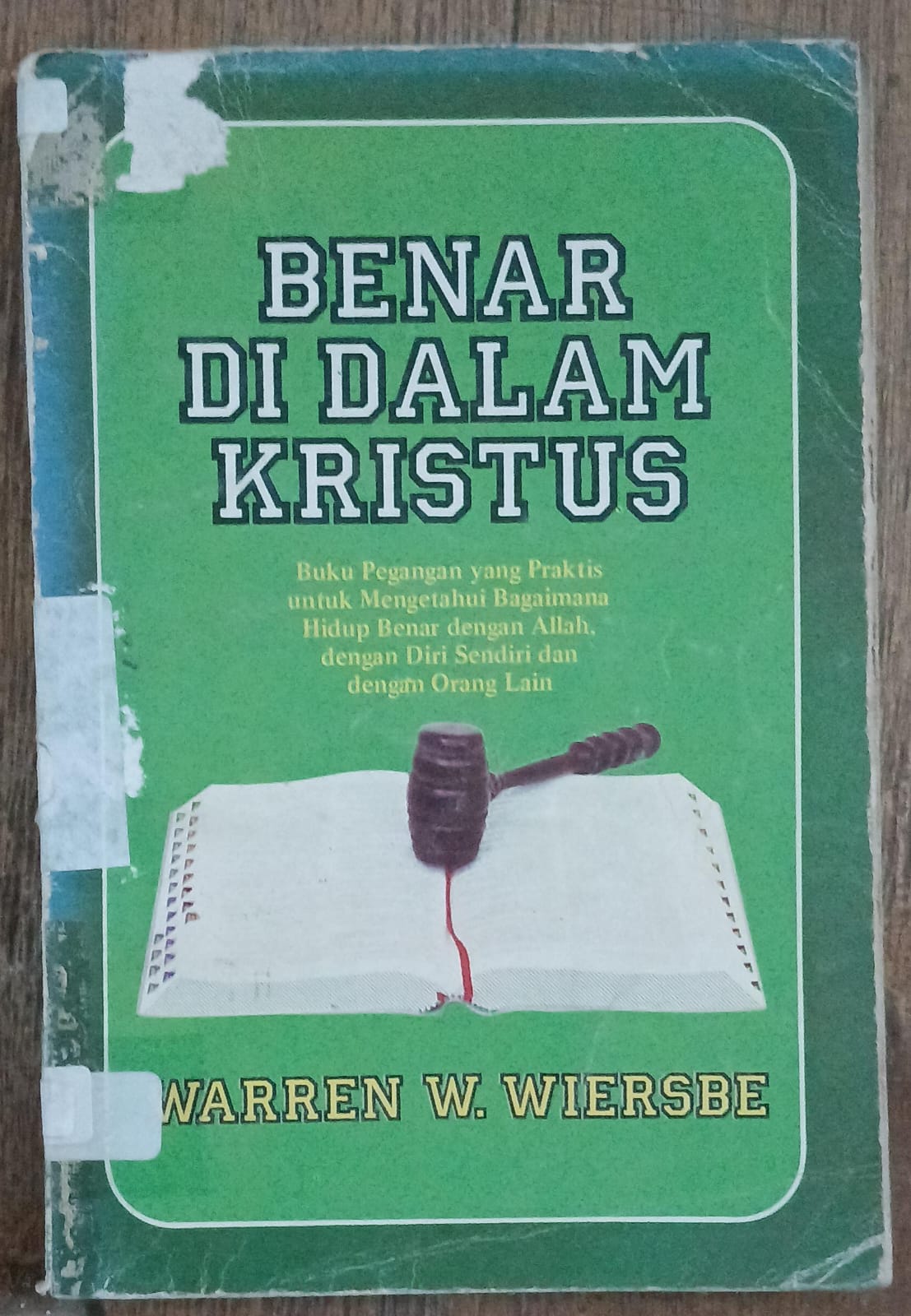 Cover buku BENAR DI DALAM KRISTUS