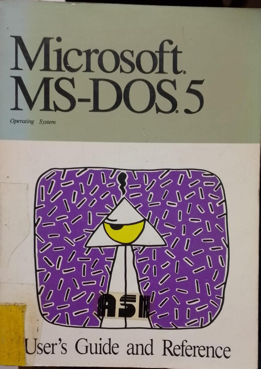 Cover buku MICROSOFT MS-DOS 5