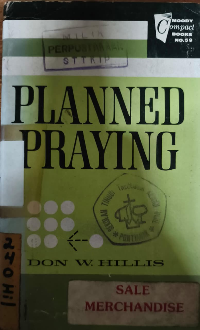 Cover buku PLANNED PRAYING