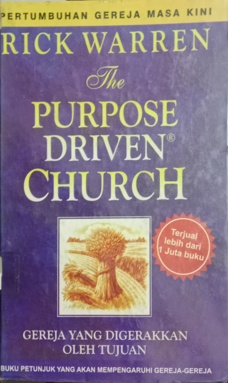 Cover buku RICK WARREN The PURPOSE DRIVEN CHURCH