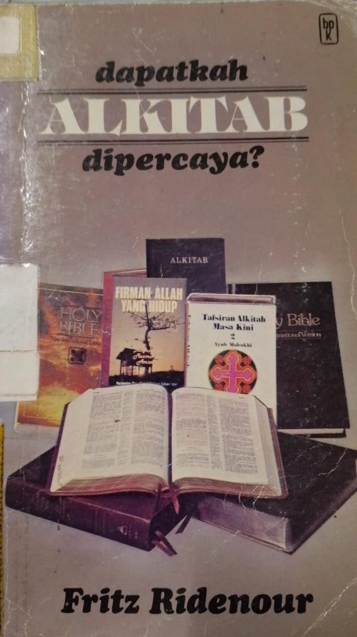 Cover buku dapatkah ALKITAB dipercaya?