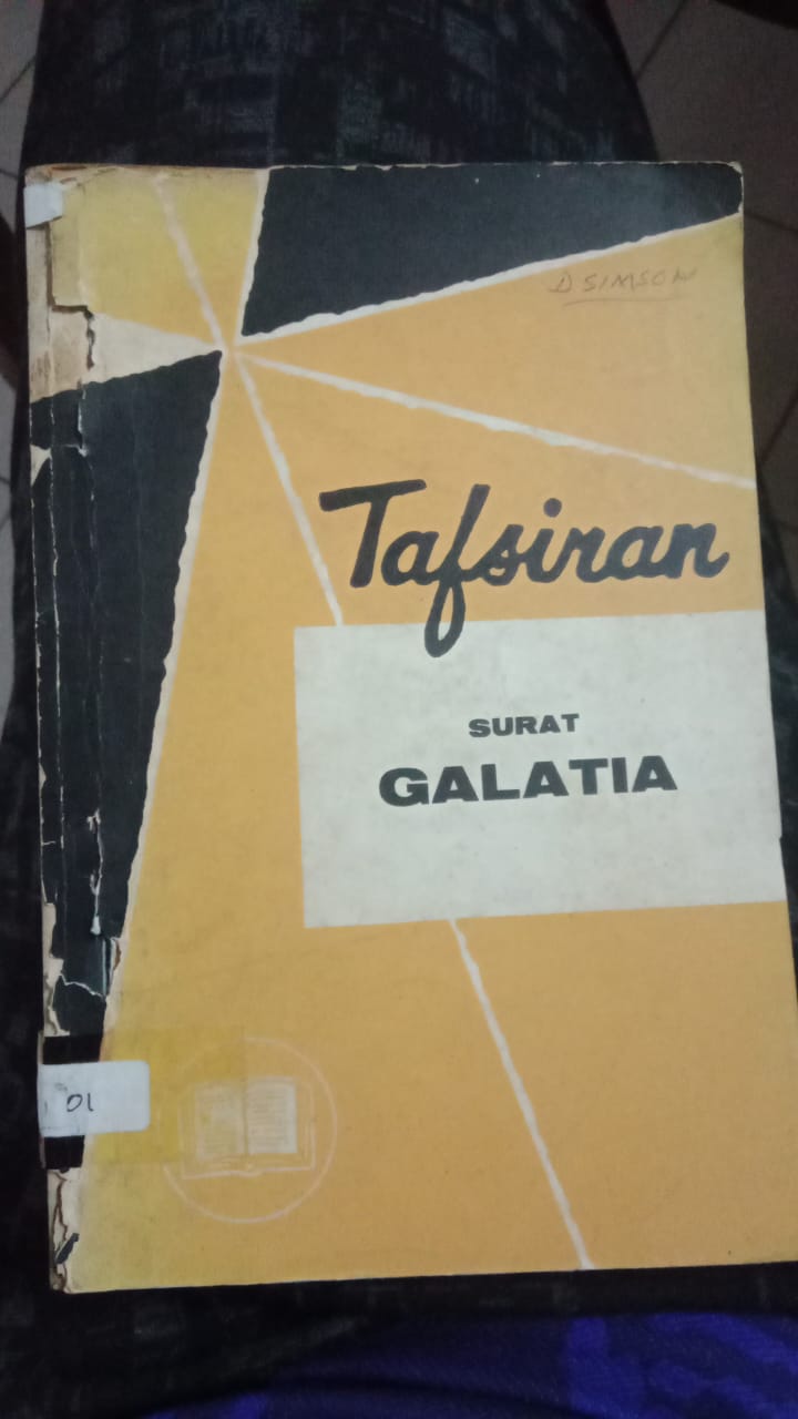 Cover buku TAFSIRAN SURAT GALATIA