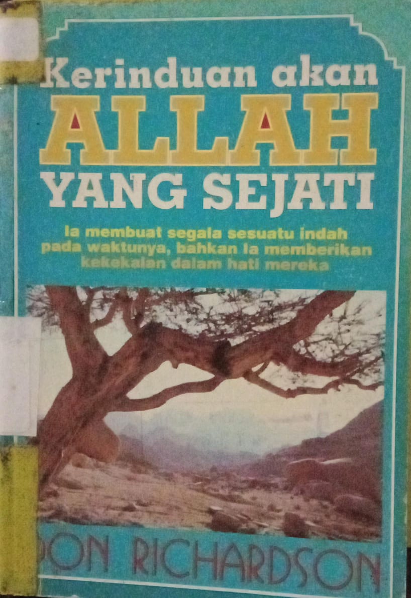 Cover buku Kerinduan akan Allah Yang Sejati