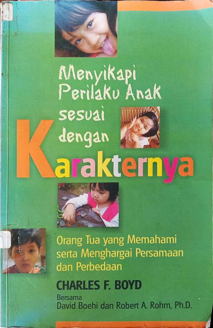 Cover buku Menyikapi Perilaku Anak Sesuai Dengan Karakternya