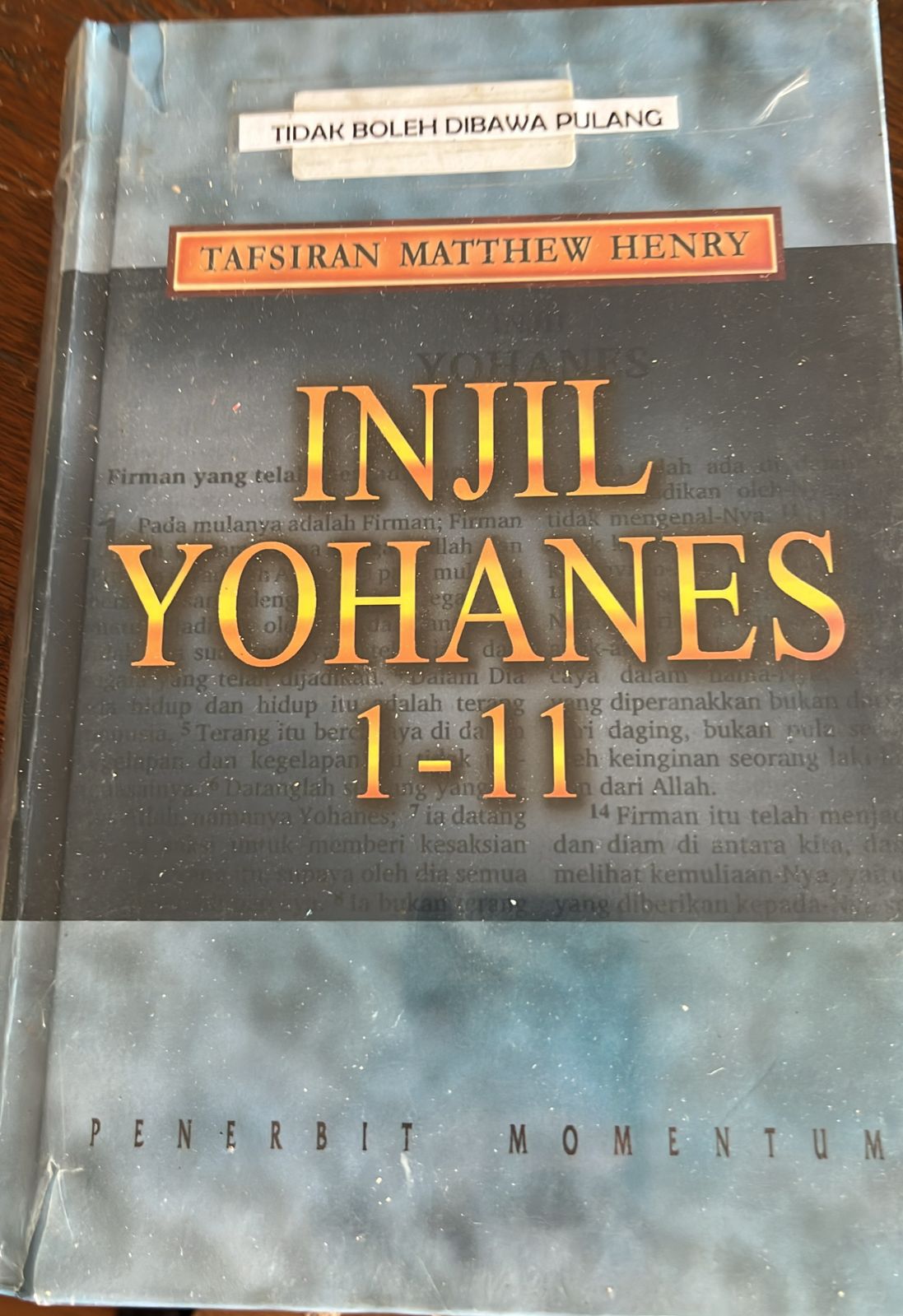 Cover buku INJIL YOHANES