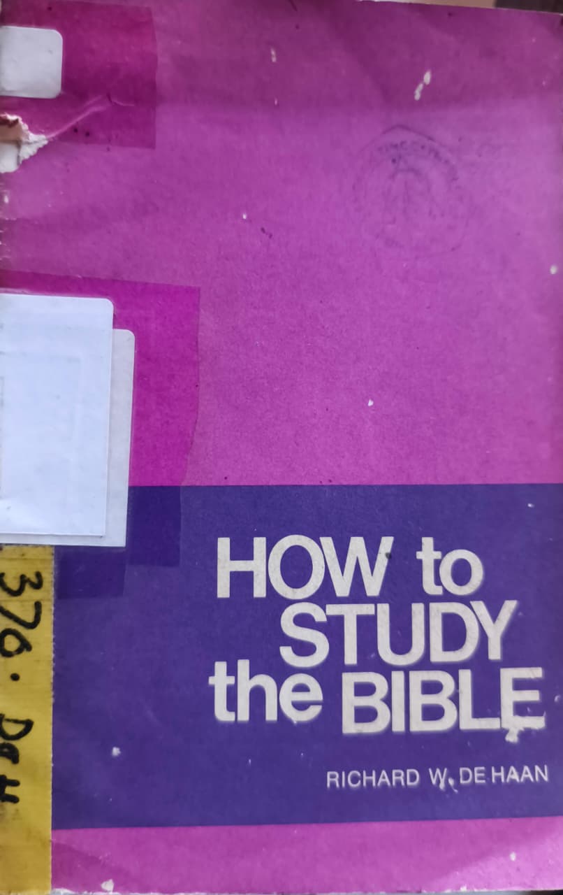 Cover buku How to Study the Bible